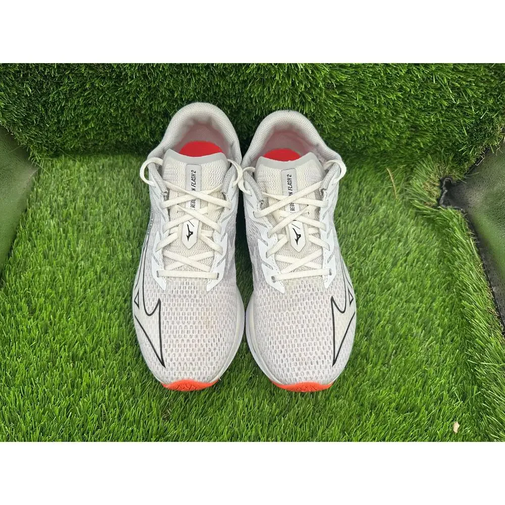 Mizuno Wave Rebellion Flash 2 J1GC243501 Athletic Sneaker Men's 7 Gray Mesh Gym